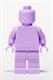 Medium Lavender Lego Monochrome minifigure